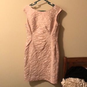 Light pink fitted dress